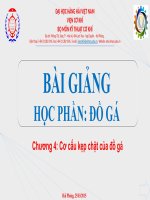 Cơ cấu kẹp chặt của đồ gá