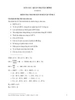 Bài tập Tính chỉ số z (Có lời giải)