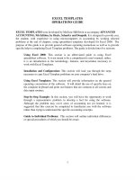 Solution manual advanced accounting 9e by hoyle  guide to using excel templates 