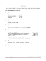 Solution manual advanced accounting 2nd by hamlen CH01 