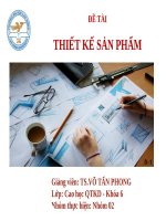 Quản trị sản xuất về Thiết kế sản phẩm