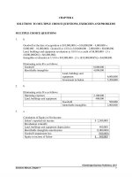 Solution manual advanced accounting 2nd by hamlen CH04 