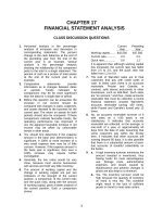 Solution manual accounting 21e by warreni ch 17 