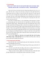 NÂNG CAO ý THỨC bảo vệ CHỦ QUYỀN BIỂN, đảo CHO học SINH TRƯỜNG TRUNG học cơ sở HÙNG VƯƠNG   THÀNH PHỐ HUẾ 