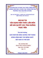 GIẢI PHÁP để SÔNG HƯƠNG TRỞ THÀNH DÒNG SÔNG đẹp, THƠ MỘNG NHẤT VIỆT NAM và THẾ GIỚI 
