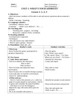 Giáo án tiếng anh lớp 5 cả năm 