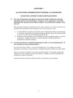 Solution manual accounting information systems 12th edition by romney and steinbart CH01 