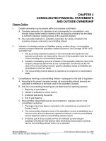 Solution manual advanced accounting 9e by hoyle ch04 