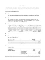 Solution manual advanced accounting 2nd by hamlen CH03 