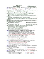 Đề thi HK1  vật lý 12  rất hay