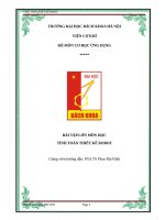 BTL Tính Toán Thiết Kế Robot