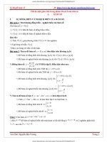 TÓM TẮT LÝ THUYẾT TOÁN 12