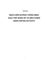 MẠCH đèn ĐƯỜNG THÔNG MINH GIAO TIẾP BẰNG RF và điều KHIỂN BẰNG WIFIBLUETOOTH (có code)