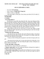 BẢN TỰ KIỂM ĐIỂM CÁ NHÂN