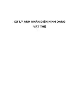 XỬ lý ẢNH NHẬN DIỆN HÌNH DẠNG vật THỂ (có code)