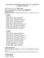 TÀI LIỆU GIẢNG DẠY MÔN ÂM NHẠC  VI TÍNH DUY PHƯƠNG