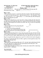 ĐỀ THI GV  VẬT LÝ THCS PHẠM BATHANH DS VL01