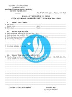 FORM Bao cao thanh tich ca nhan Hội sinh viên  o^^o K47C o^^o