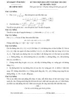 DE VA DAP AN HSG VINH PHUC 2012