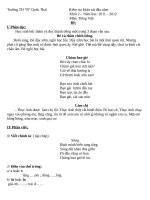 đềkiểmtrađầunăm khối22011 2012