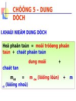 Hóa vô cơ   chương 5 bài giảng