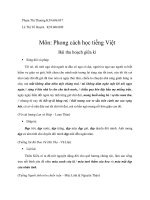 Các biện pháp tu từ trong các loại hình nghệ thuật