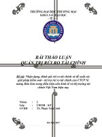 Nhận dạng, đánh giá rủi ro tài chính và đề xuất các giải pháp kiểm soát  tài trợ rủi ro tài chính của CTCP Xi măng Bỉm Sơn trong điều kiện nền kinh tế và thị trường tài chính Việt Nam hiện nay