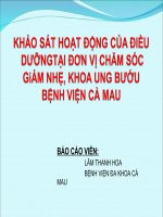 đề tài báo cáo HNĐD toàn quốc