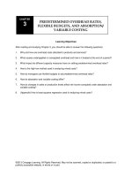 Solution manual cost accounting 9th by kinney rainborn ch03 