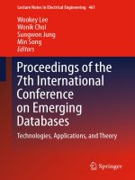 Proceedings of the 7th international conference on emerging databases 