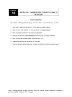 Solution manual cost accounting 9th by kinney rainborn ch10 