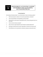 Solution manual cost accounting 8th by kinney chapter 13 