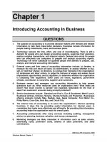 Solution manual financial accounting 4e by wild chapter01 
