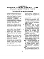 Solution manual managerial accounting 8e by hansen mowen ch 10 