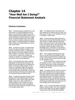 Solution manual introduction managerial accounting 5e by garrison chapter 14 