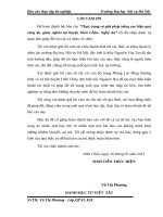 Thực trạng và giải pháp nâng cao hiệu quả công tác giảm nghèo tại huyện Diễn Châu Nghệ An