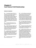 Solution manual introduction managerial accounting 5e by garrison chapter 06 