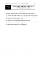 Solution manual cost accounting 8th by kinney chapter 04 