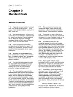 Solution manual introduction managerial accounting 5e by garrison chapter 09 