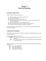 Solution manual cost management measuring monitoring and motivating performance 1st  by wolcott ch02 