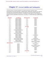 Solution manual intermediate accounting 7th by nelson spiceland ch13 