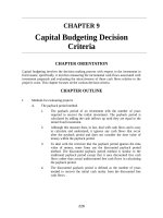 Solution manual financial management 10e by keown chapter 09 