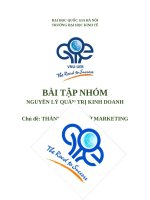 Phân tích thành công trong Marketing của PepsiCo