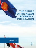The future of asean economic integration 