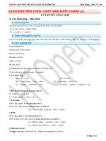 Hợp chất Fe Cr....lý thuyết và bài tập