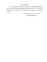 Công tác đăng ký hộ tịch tại UBND xã tà tổng, huyện mường tè, tỉnh lai châu