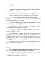 Đề cương quy hoạch sử dụng đất bền vững