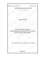 Quản lý kiến trúc cảnh quan khu đô thị sinh thái nghỉ dưỡng cao cấp lâm sơn, huyện lương sơn, tỉnh hòa bình (tt) 