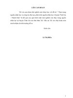 Thực trạng nguồn nhân lực và công tác đào tạo, phát triển nguồn nhân lực ở huyện Tĩnh Gia  Thanh Hóa