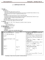 Giáo án Giải tích 11 chương 4 bài 1: Giới hạn của dãy số  Toán giải tích 11